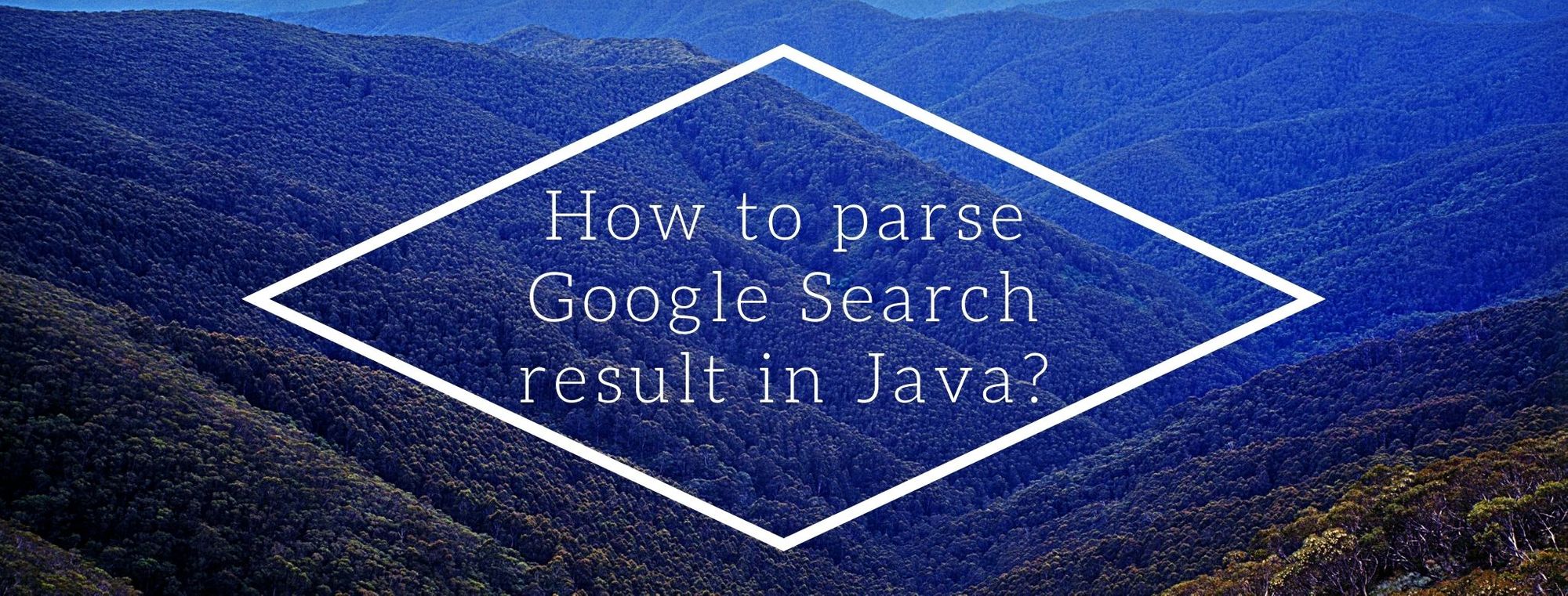 How to parse Google Search result in Java?